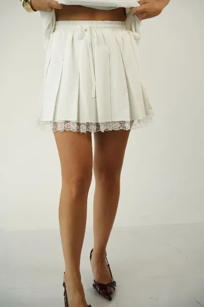 BLANSH skirt | white
