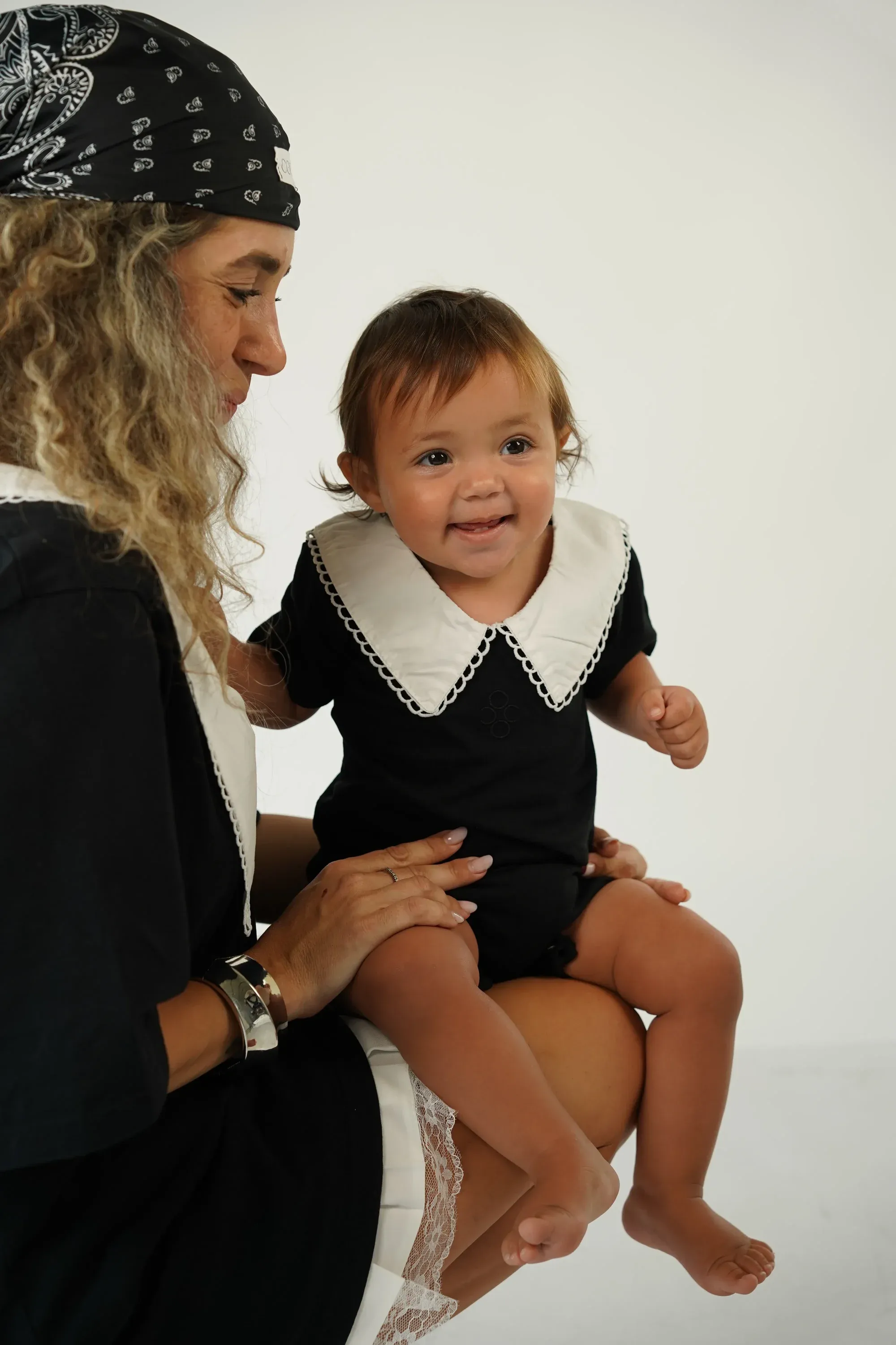 TALIA Baby overalls | black