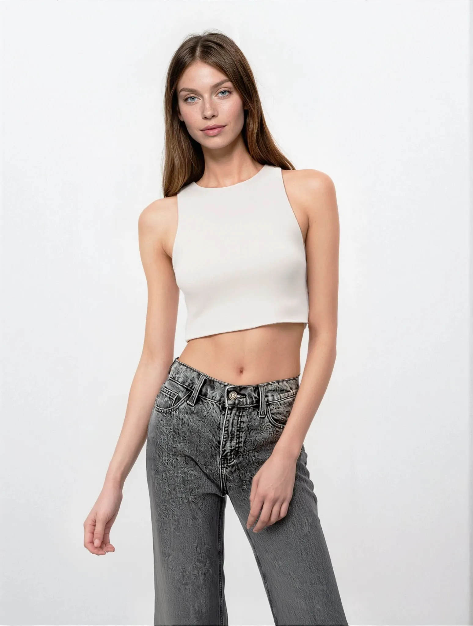 white top