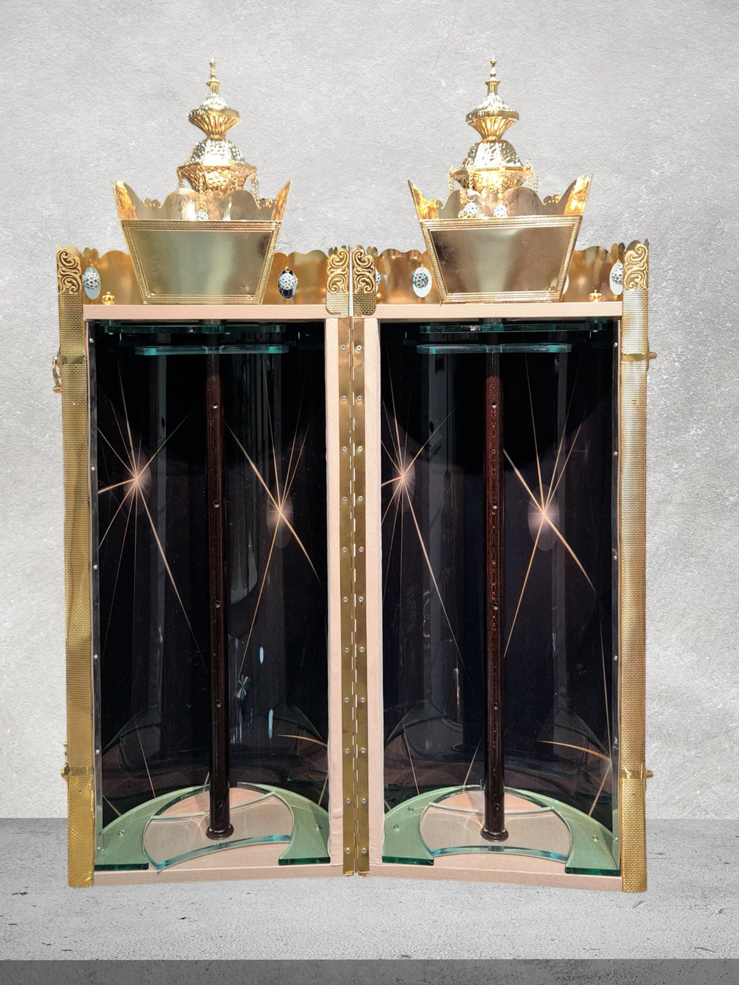 תיק לספר תורה פרימיום דגם “שבעת המינים” בעיצוב אומנותי