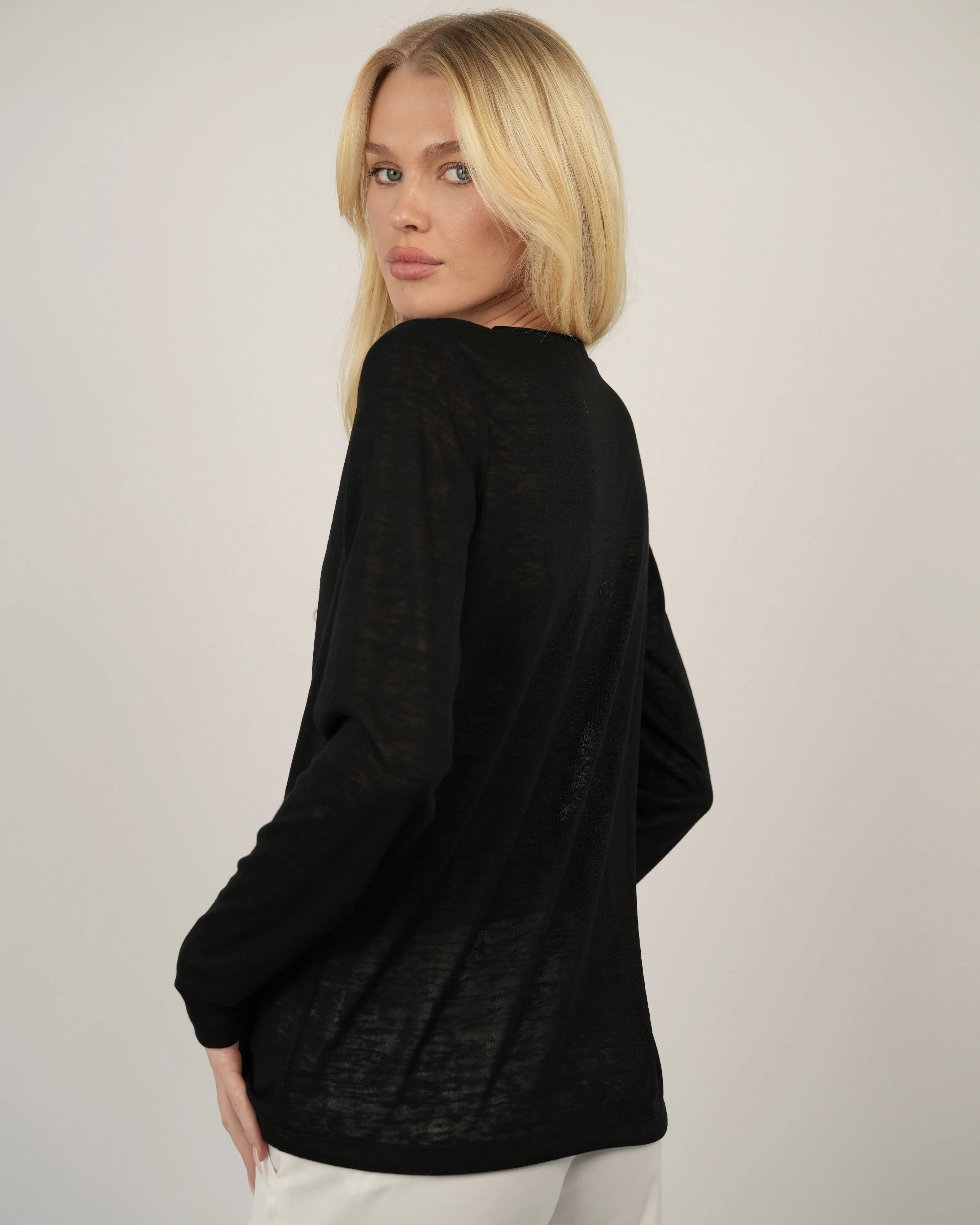 חולצת סריג פשתן