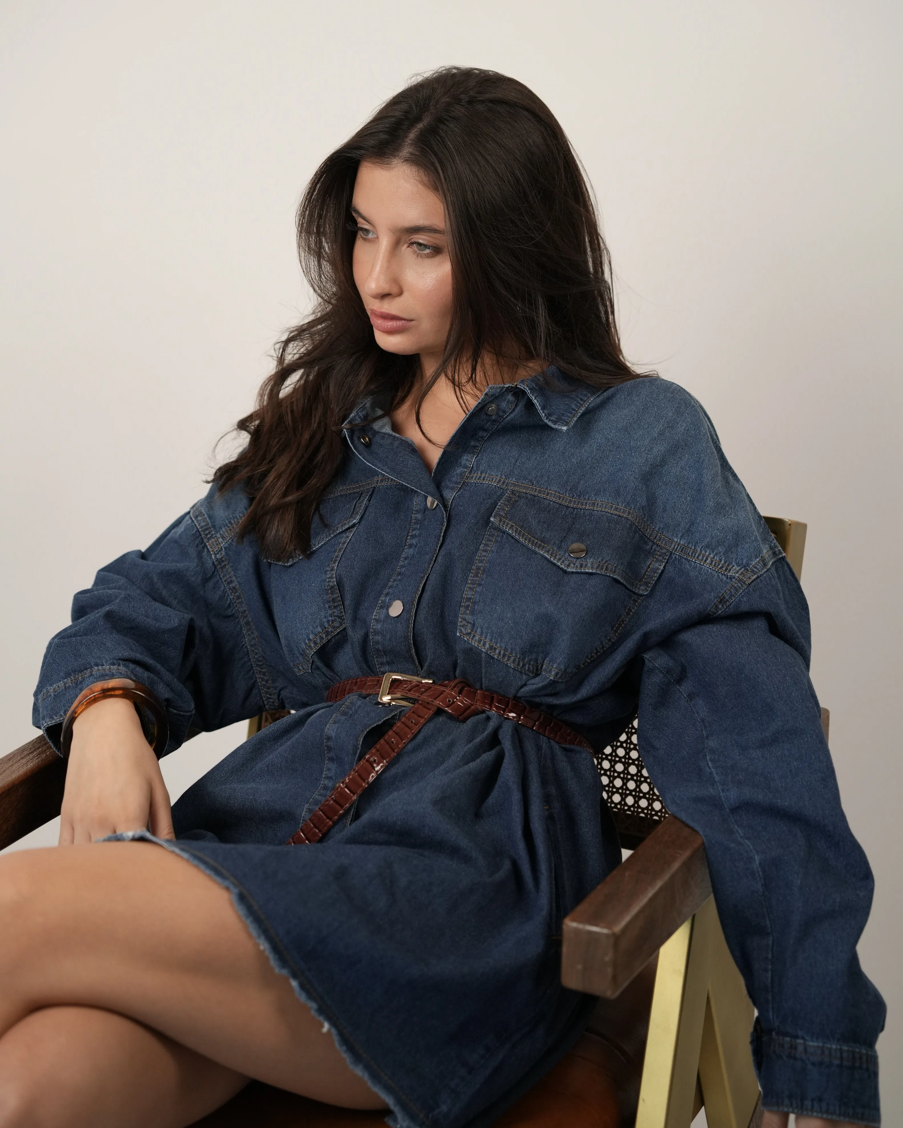 חולצת גינס מור